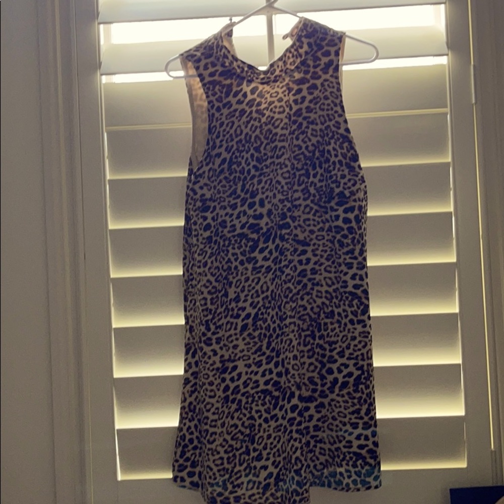 Leopard print dress